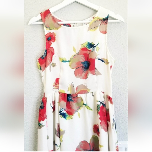 Gabriella Rocha Floral Poppy Sleevless Dress - Picture 2 of 9